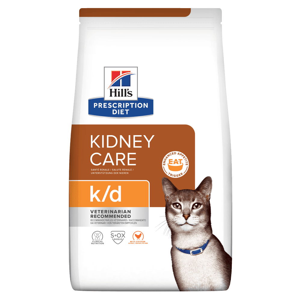 Hill's Prescription Diet k/d Trockenfutter für Katzen mit Huhn
