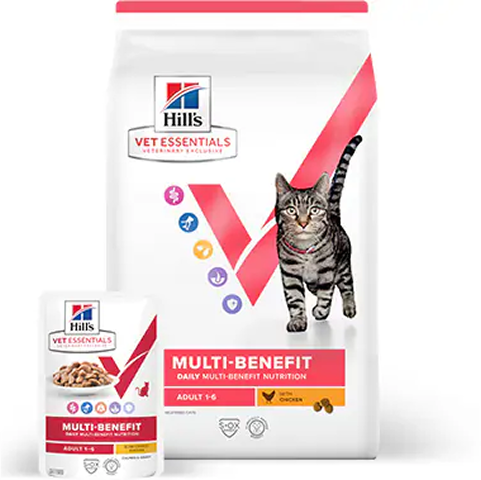 Multi-Benefit Katzenfutter für erwachsene Katzen Packshot