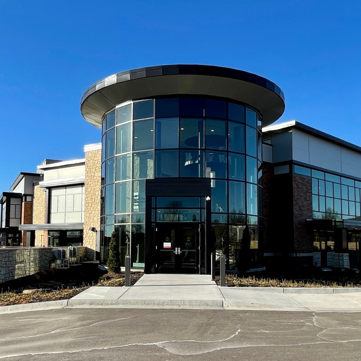 Das Gebäude des Hill's Small Paws Center